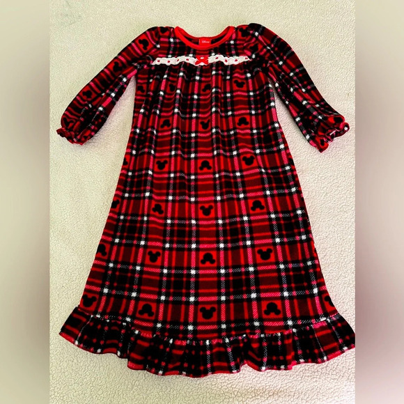 Disney Other - Holiday DISNEY & Friends girls micro fleece sleeping gown Micky Mouse designs